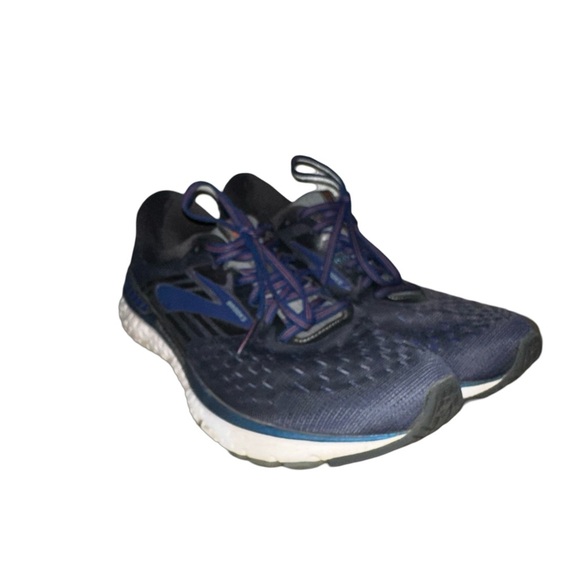 Brooks Mens Transcend 6 Running Shoes Blue White Sneakers Size 9.5 - Picture 2 of 12